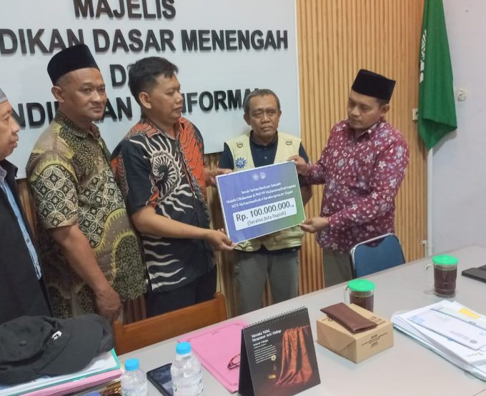 Majelis Dikdasmen PNF Gerak Cepat Bantu MTs Muhammadiyah 4 Sambungmacan